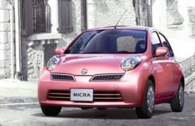 Nissan Micra 2005-2007 Dimensiones Vista lateral
