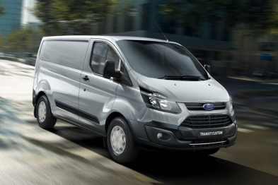 transit custom towing weight