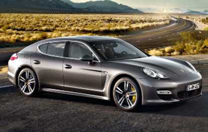 MOSCOW RUSSIA  AUG 2012 PORSCHE PANAMERA GTS E2B Presented As World  Premiere At The 16th MIAS Moscow International Automobile Salon On August  30 2012 In Moscow Russia Stock Photo Picture And