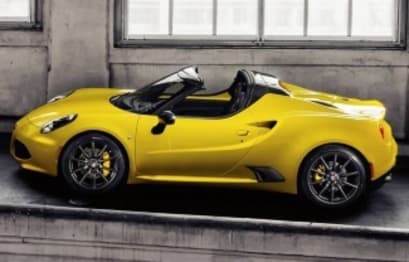 2015 Alfa Romeo 4C Convertible Targa