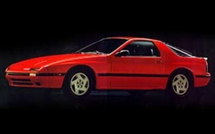 All models Mazda RX-7 1986 thru 1991