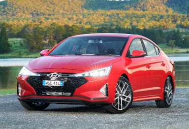 2022 Hyundai Elantra Sedan Sport Premium (red)