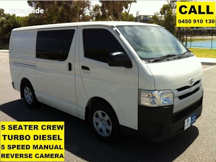 hiace crew van for sale