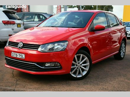 polo tsi red with sunroof