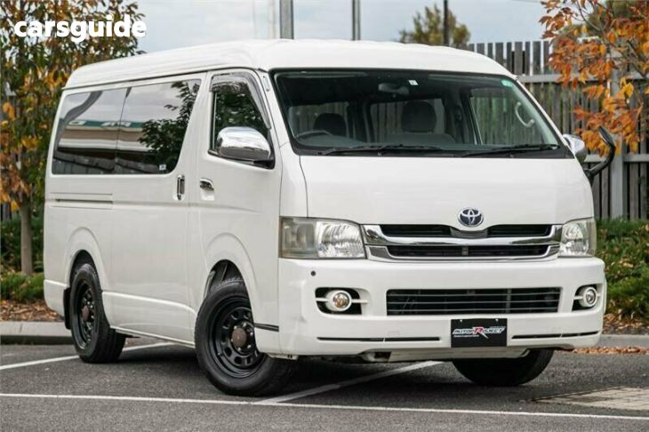 White 2008 Toyota HiAce Commercial Super GL