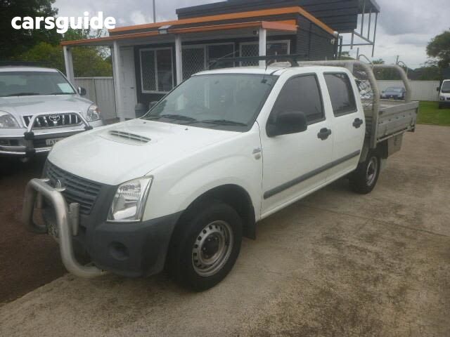 White 2007 Holden Rodeo Crew Cab Pickup LX