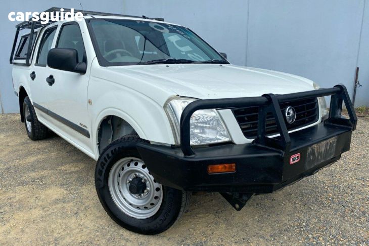 White 2003 Holden Rodeo Crew Cab Pickup LX
