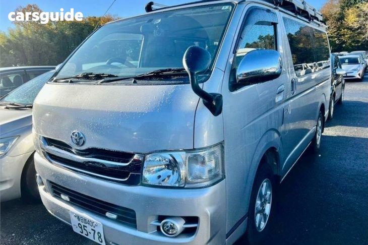 Silver 2010 Toyota HiAce Commercial 5D S-GL 4WD