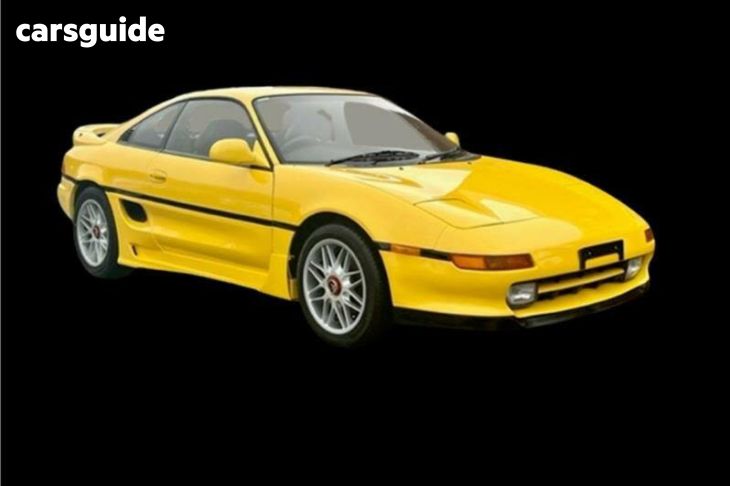 Yellow 1992 Toyota MR2 Coupe
