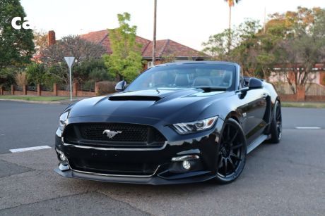 Black 2017 Ford Mustang Convertible GT 5.0 V8