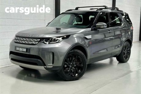Grey 2017 Land Rover Discovery Wagon TD6 HSE
