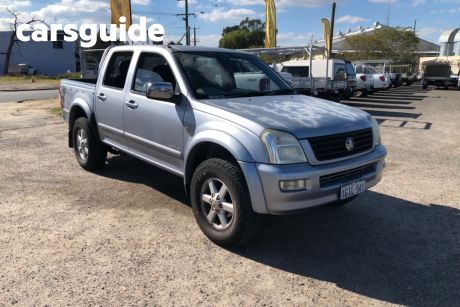 Silver 2002 Holden Rodeo Crew Cab Pickup LX