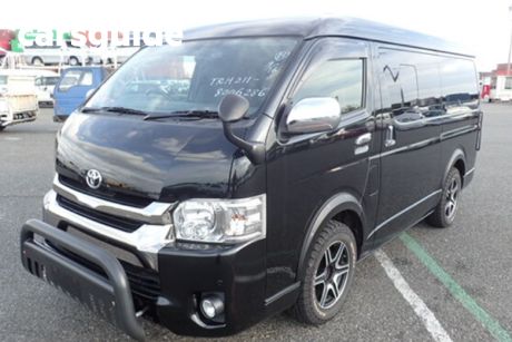 Black 2015 Toyota HiAce Commercial LWB CREW