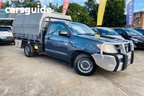 Grey 2007 Toyota Hilux Cab Chassis Workmate