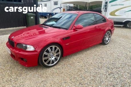 Red 2001 BMW M3 Coupe