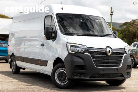 White 2023 Renault Master Commercial Pro Mid Roof LWB 120kW