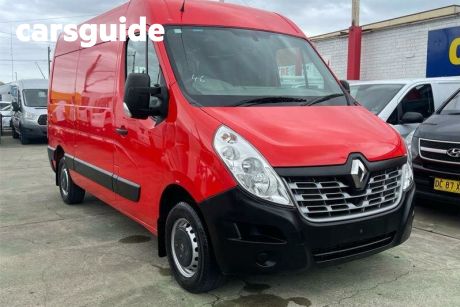 Red 2017 Renault Master Commercial