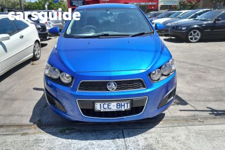 Blue 2014 Holden Barina Sedan CD