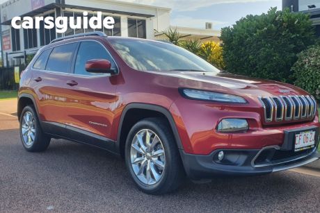 Red 2014 Jeep Cherokee Wagon Limited (4X4)