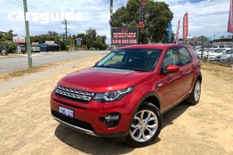 Red 2015 Land Rover Discovery Sport Wagon TD4 HSE