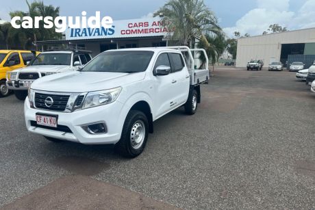 White 2016 Nissan Navara Double Cab Chassis RX (4X4)