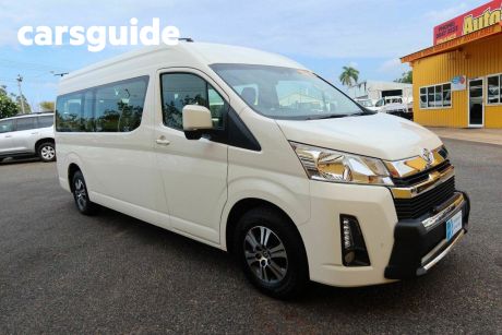 White 2021 Toyota HiAce Commercial Commuter High Roof Super LWB GL