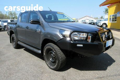 Grey 2019 Toyota Hilux Double Cab Chassis SR (4X4)