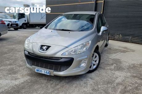 Silver 2008 Peugeot 308 Hatchback XSE HDI