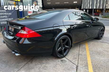 Black 2007 Mercedes-Benz CLS63 Coupe AMG