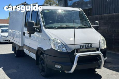 White 2014 Iveco Daily Ute Tray