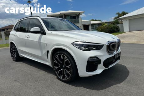White 2018 BMW X5 Wagon Xdrive 30D M Sport (5 Seat)