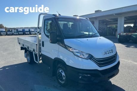 White 2023 Iveco Daily Ute Tray 45C18
