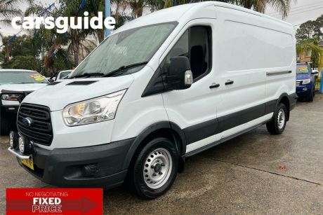 White 2015 Ford Transit Commercial 350L (Mid Roof)
