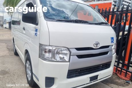 White 2015 Toyota HiAce Commercial LWB