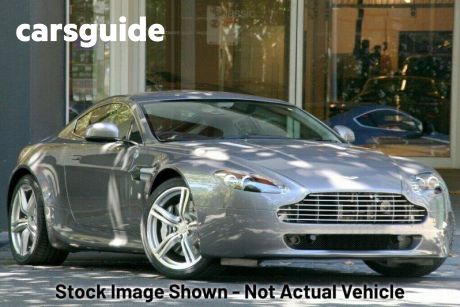 Grey 2009 Aston Martin V8 Coupe Vantage