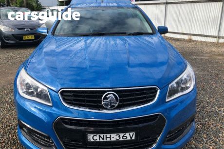 Blue 2013 Holden Commodore Ute Tray VF SV6 UTILITY 6 SPEED MANUAL