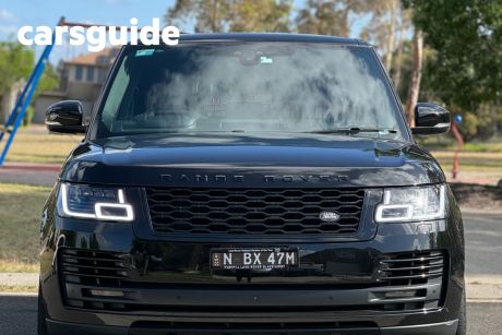 Black 2019 Land Rover Range Rover Autobiograph Wagon V8 S/C SV LWB (415KW)