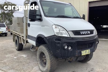 White 2015 Iveco Daily Ute Tray