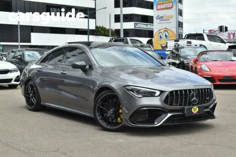 Grey 2019 Mercedes-Benz CLA45 Coupe S 4Matic+