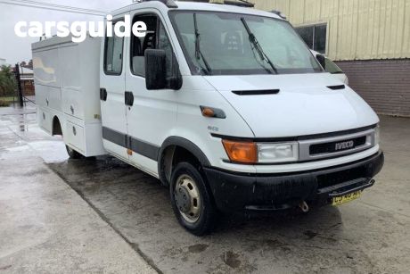 White 2004 Iveco Daily Ute Tray