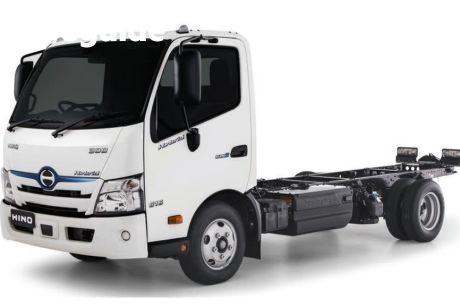 2023 Hino 300 Cab Chassis 916 AMT 3430 Wide Hybrid