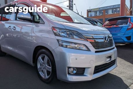 Silver 2013 Toyota Alphard Commercial 350S