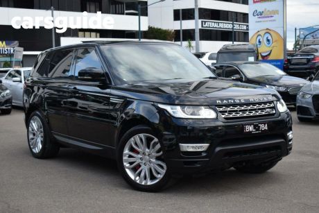 Black 2015 Land Rover Range Rover Sport Wagon SDV8 HSE