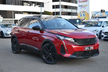 Red 2021 Peugeot 3008 Wagon GT Sport 1.6 THP