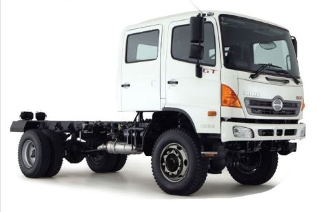 2024 Hino 500 Crew Cab Chassis GT1528 4250 (4x4) Leaf Crew