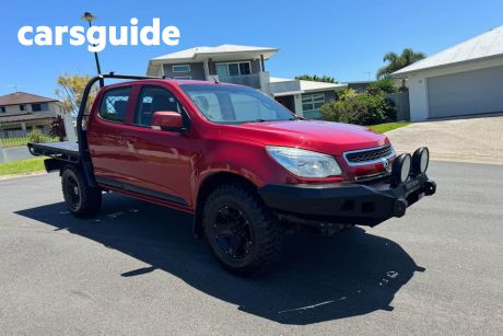 Red 2016 Holden Colorado Crew Cab Chassis LS (4X4)
