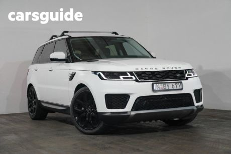 White 2018 Land Rover Range Rover Sport Wagon SDV6 SE (183KW)