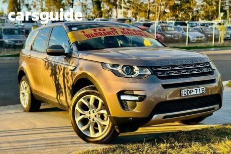 Brown 2016 Land Rover Discovery Sport Wagon L550 TD4  9sp  2.2DT