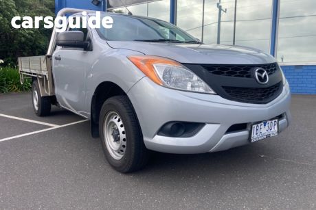 Silver 2014 Mazda BT-50 Cab Chassis XT (4X2)