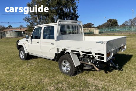 White 2022 Toyota Landcruiser 70 Series Cab Chassis GXL